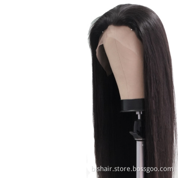 30inch Full Human hair Remy brazilian curly Side Part HD transparent 360 melteing lace front wig